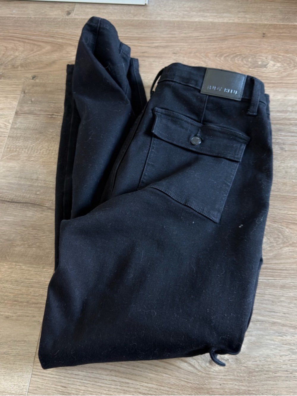 Judy Blue Harper High Rise Black Cargo Jogger Pants Size 11/30 Women’s - Picture 5 of 8